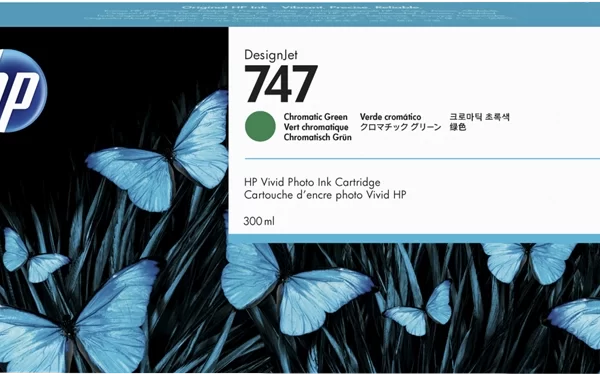Tinteiro HP 747 Verde Original - P2V84A