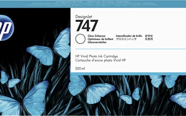 Cartucho de tinta original HP 747 Gloss Optimizer - P2V87A