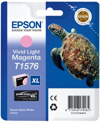 Cartucho de Tinta Original Epson T1576 Magenta Light - C13T15764010