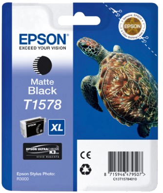 Cartucho de tinta original preto fosco Epson T1578 - C13T15784010
