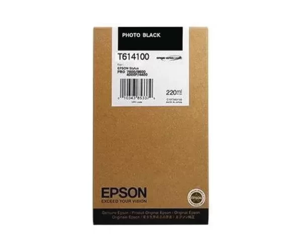 Epson T6141 Preto Photo Cartucho de Tinta Original - C13T614100