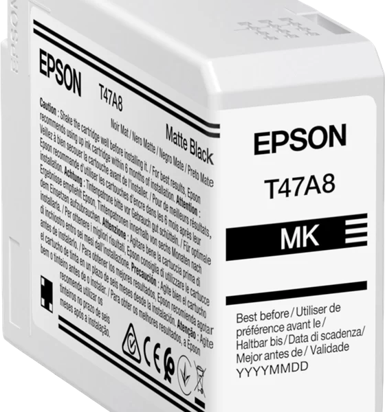 Epson T47A8 Preto Mate Cartucho de Tinta Original - C13T47A800