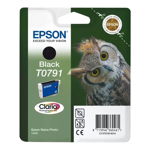 Cartucho de tinta preto original Epson T0791 - C13T07914010