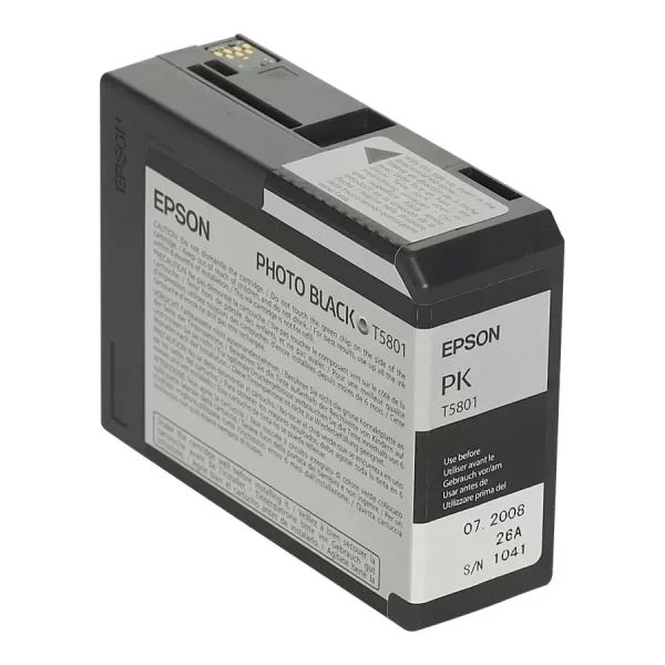 Epson T5801 Preto Photo Cartucho de Tinta Original - C13T580100