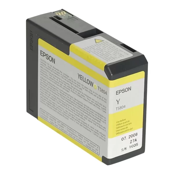 Epson T5804 Amarelo Cartucho de Tinta Original - C13T580400