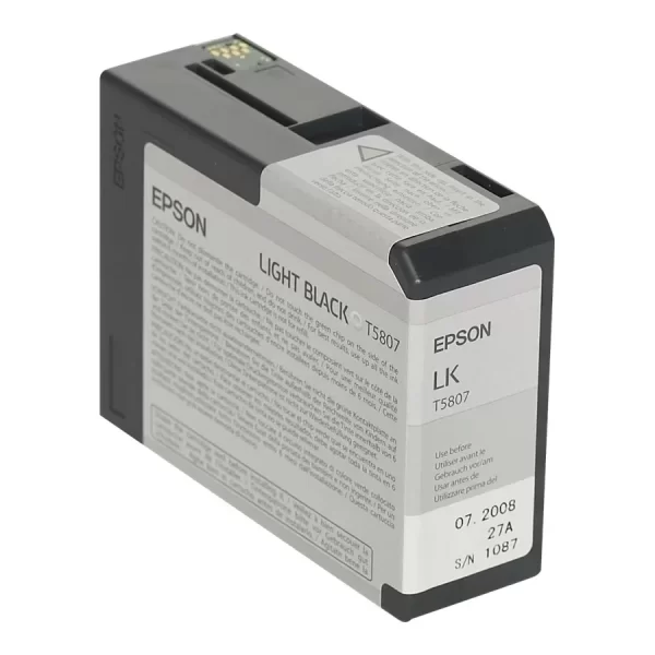 Cartucho de tinta original Epson T5807 Black Light - C13T580700