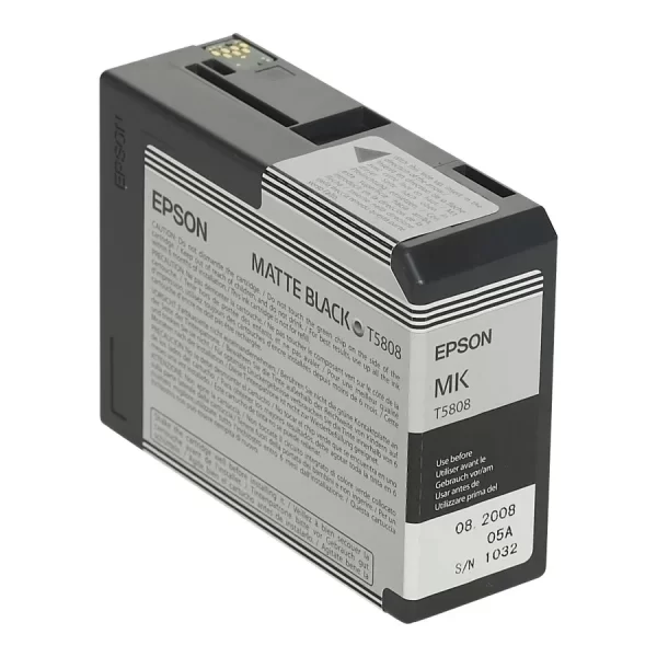 Cartucho de tinta original preto fosco Epson T5808 - C13T580800