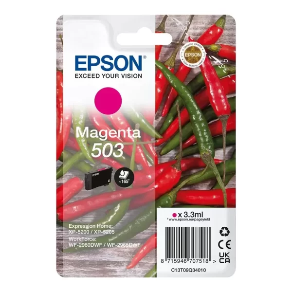 Cartucho de tinta original magenta Epson 503 - C13T09Q34010