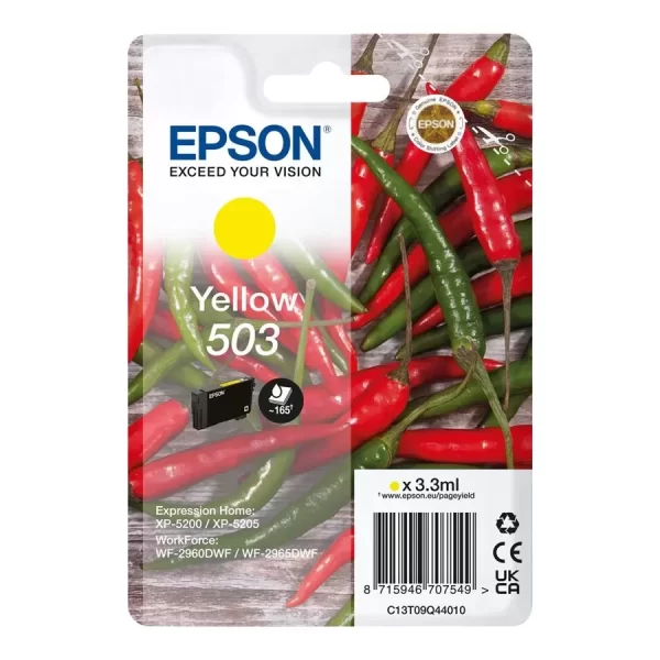 Cartucho de tinta amarelo original Epson 503 - C13T09Q44010
