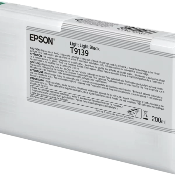 Cartucho de tinta original Epson T9139 Black Light Light - C13T913900