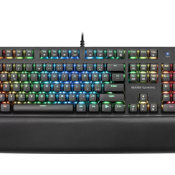 Teclado MARSGAMING MK5 RGB FULL MECHANICAL KEYBOARD, OUTEMU SQ RED PT - MK5RPT