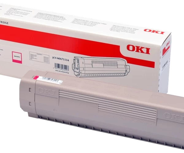 Cartucho de Toner OKI C813 Magenta Original - 46471114