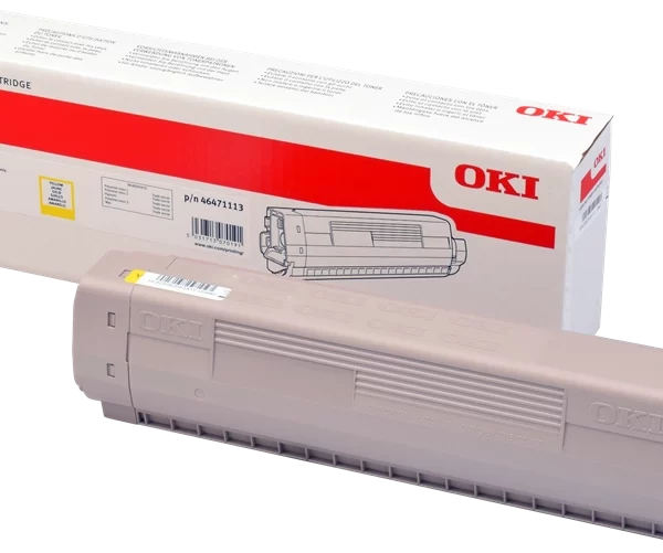 Cartucho de Toner OKI C813 Amarelo Original - 46471113