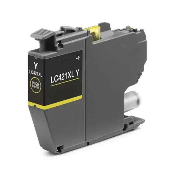 Brother LC421XL cartucho de tinta amarela genérico - substitui LC421XLY