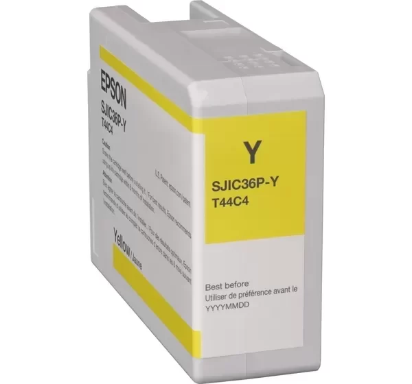 Cartucho de tinta original amarelo Epson SJIC36P - C13T44C440/SJIC36P(Y)