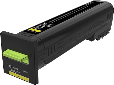 Cartucho de Toner Lexmark CS820 Amarelo Original - 72K2XY0/72K2XYE
