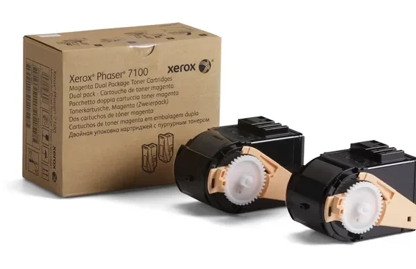 Xerox Phaser 7100 Magenta Pack de 2 Cartuchos de Toner Original - 106R02603