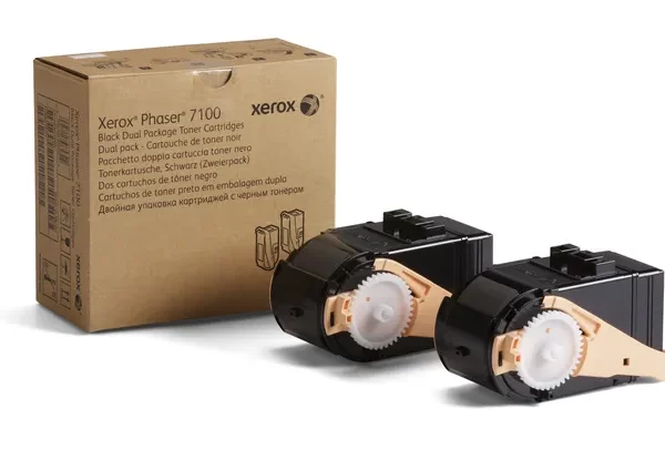 Xerox Phaser 7100 Preto Pack de 2 Cartuchos de Toner Original - 106R02605