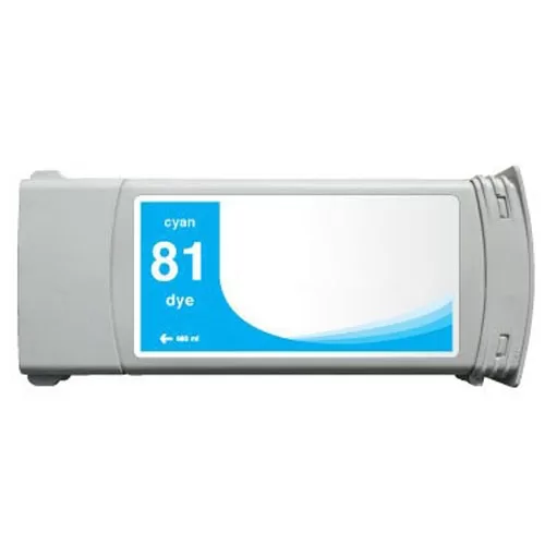 Cartucho de tinta genérico HP 81 Cyan - Substitui C4931A