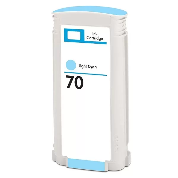 Cartucho de tinta de pigmento genérico leve cyan HP 70 - substitui C9390A