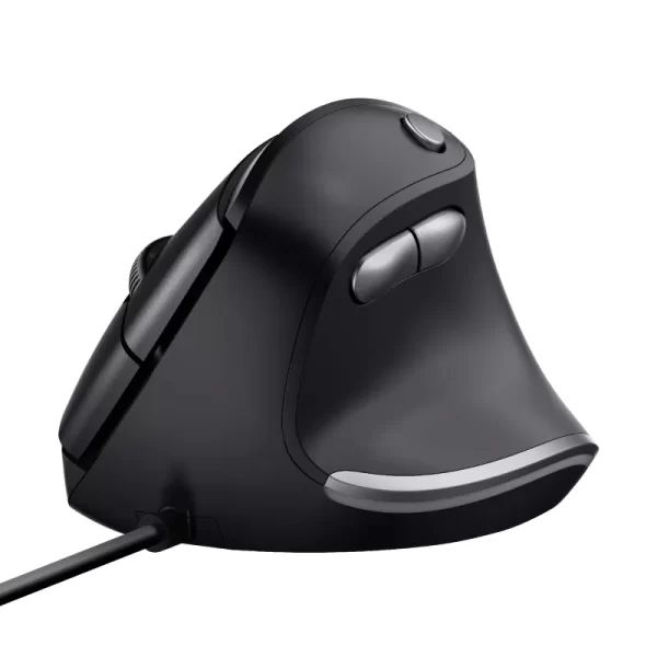 Rato TRUST Bayo com fio ergonómico preto - 24635