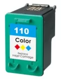 Cartucho de tinta colorida HP 110 genérico - substitui CB304AE