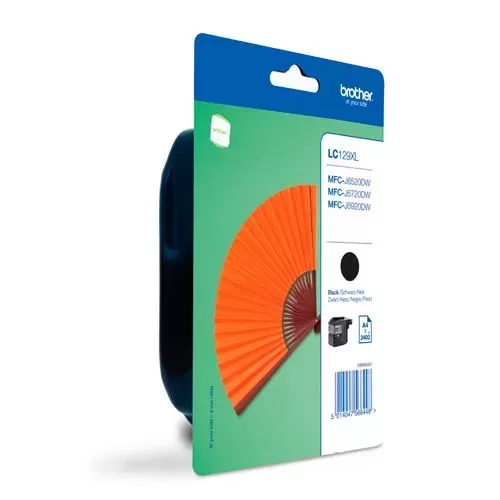 Cartucho de tinta original preto Brother LC129XL - LC129XLBKBP