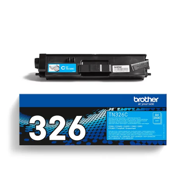 Brother TN326 cyan Cartucho de Toner Original - TN326C