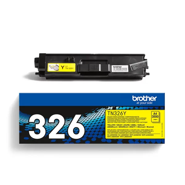Brother TN326 Amarelo Cartucho de Toner Original - TN326Y