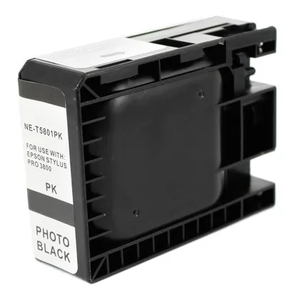 Cartucho de tinta pigmentado preto genérico Epson T5801 - substitui C13T580100