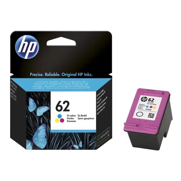 Cartucho HP 62 Color Tinta Original - C2P06AE