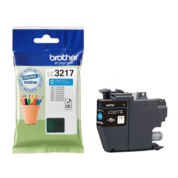 Cartucho de Tinta Brother LC3217 cyan Original - LC3217C