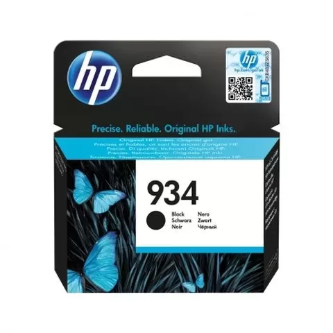 HP 934 Preto Cartucho de Tinta Original - C2P19AE