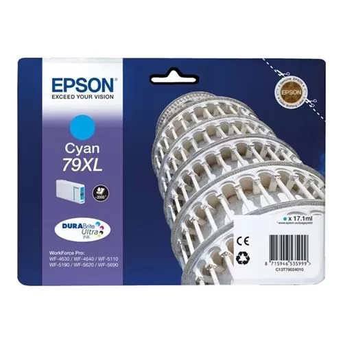 Cartucho de tinta original Epson T7902 (79XL) cyan - C13T79024010