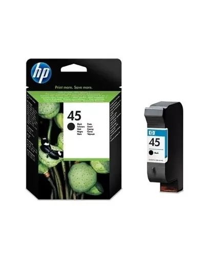 Cartucho de tinta original preto HP 45 - 51645AE
