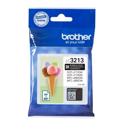Cartucho de tinta original preto Brother LC3213 - LC3213BK