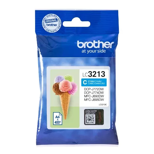 Cartucho de Tinta Brother LC3213 cyan Original - LC3213C