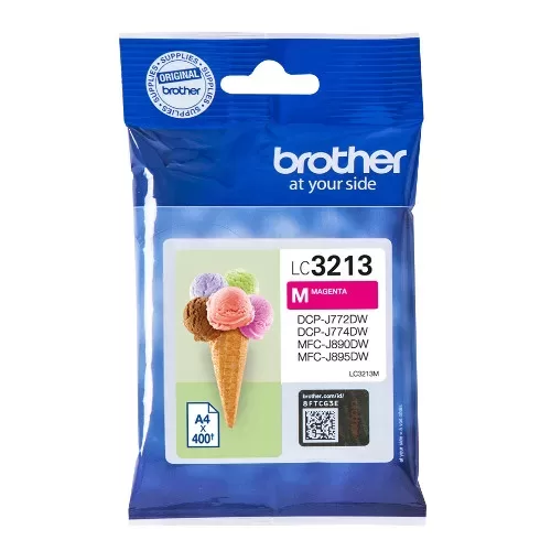 Cartucho de Tinta Brother LC3213 Magenta Original - LC3213M
