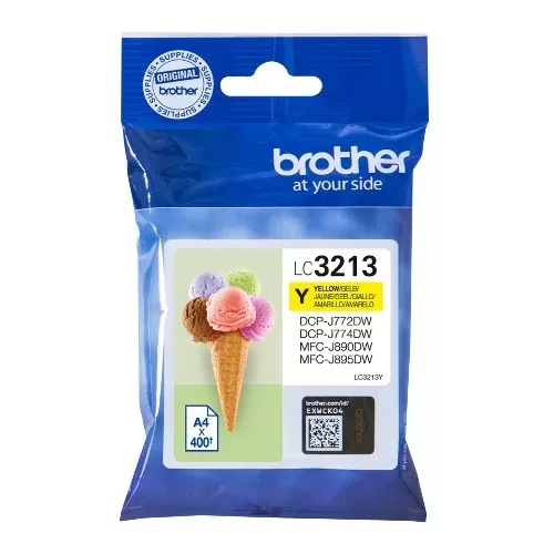Cartucho de tinta original amarelo Brother LC3213 - LC3213Y