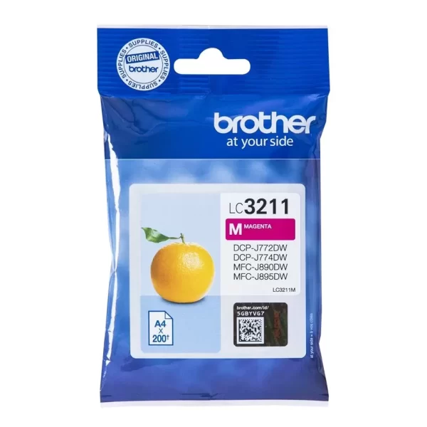 Cartucho de tinta original magenta Brother LC3211 - LC3211M