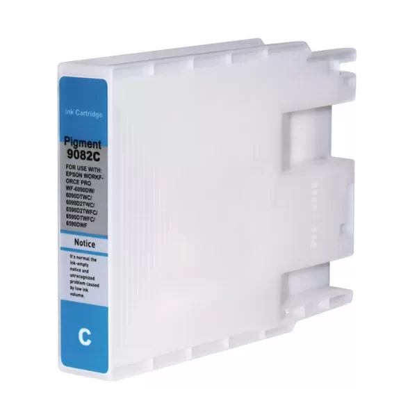 Cartucho de tinta de pigmento genérico Epson T9082 cyan - substitui C13T908240