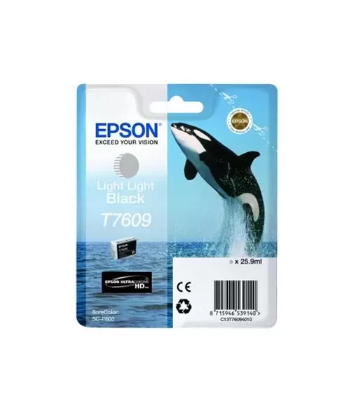 Cartucho de tinta original Epson T7609 Black Light Light - C13T76094010