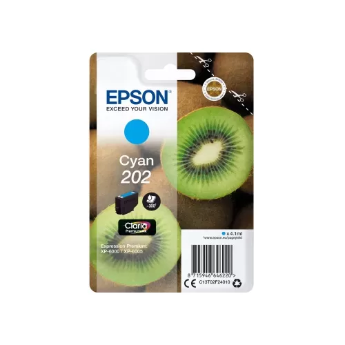 Cartucho de tinta original Epson 202 cyan - C13T02F24010