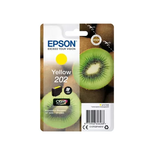 Cartucho de tinta amarelo original Epson 202 - C13T02F44010