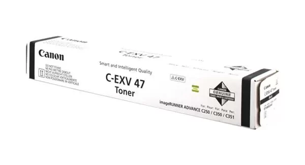 Cartucho de Toner Canon CEXV47 Preto Original - 8516B002