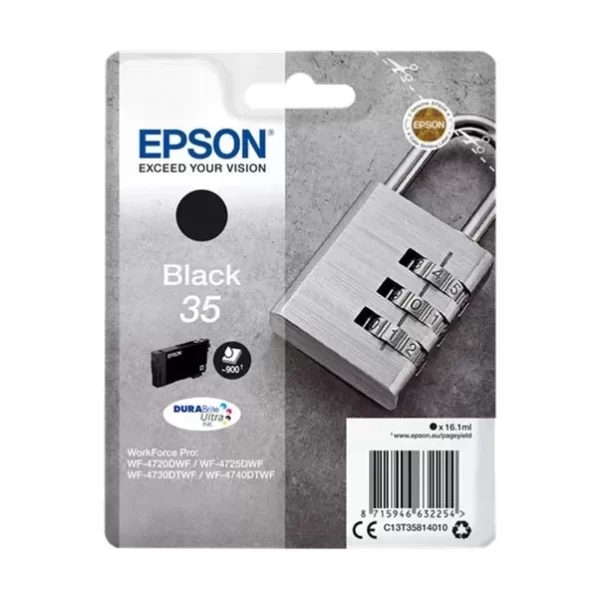 Cartucho de tinta preto original Epson T3581 (35) - C13T35814010