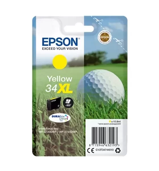 Cartucho de tinta original amarelo Epson T3474 (34XL) - C13T34744010