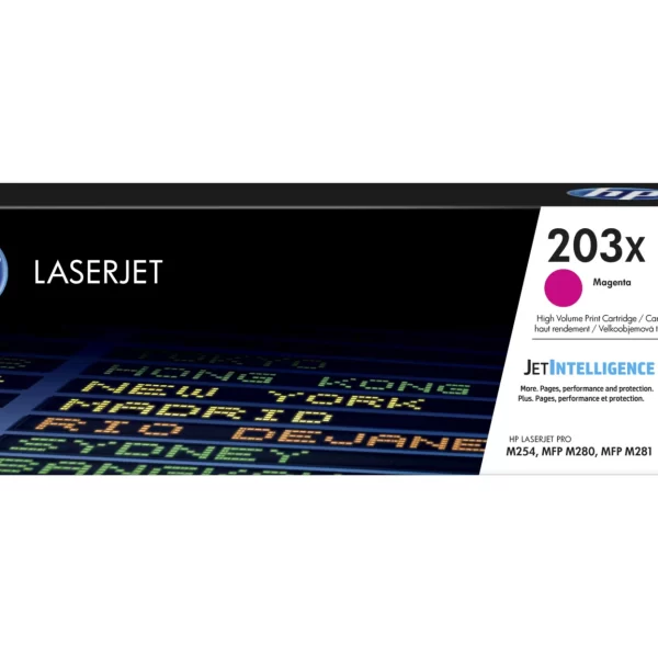Cartucho de Toner HP CF543X Magenta Original - 203X
