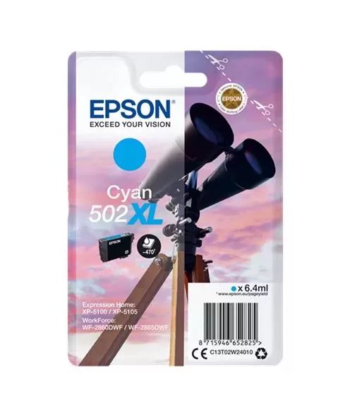 Cartucho de tinta original Epson 502XL cyan - C13T02W24010