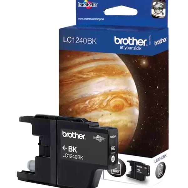 Cartucho de tinta original preto Brother LC1240 - LC1240BKBP